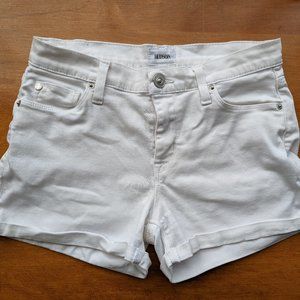 Hudson White Jean Denim Shorts